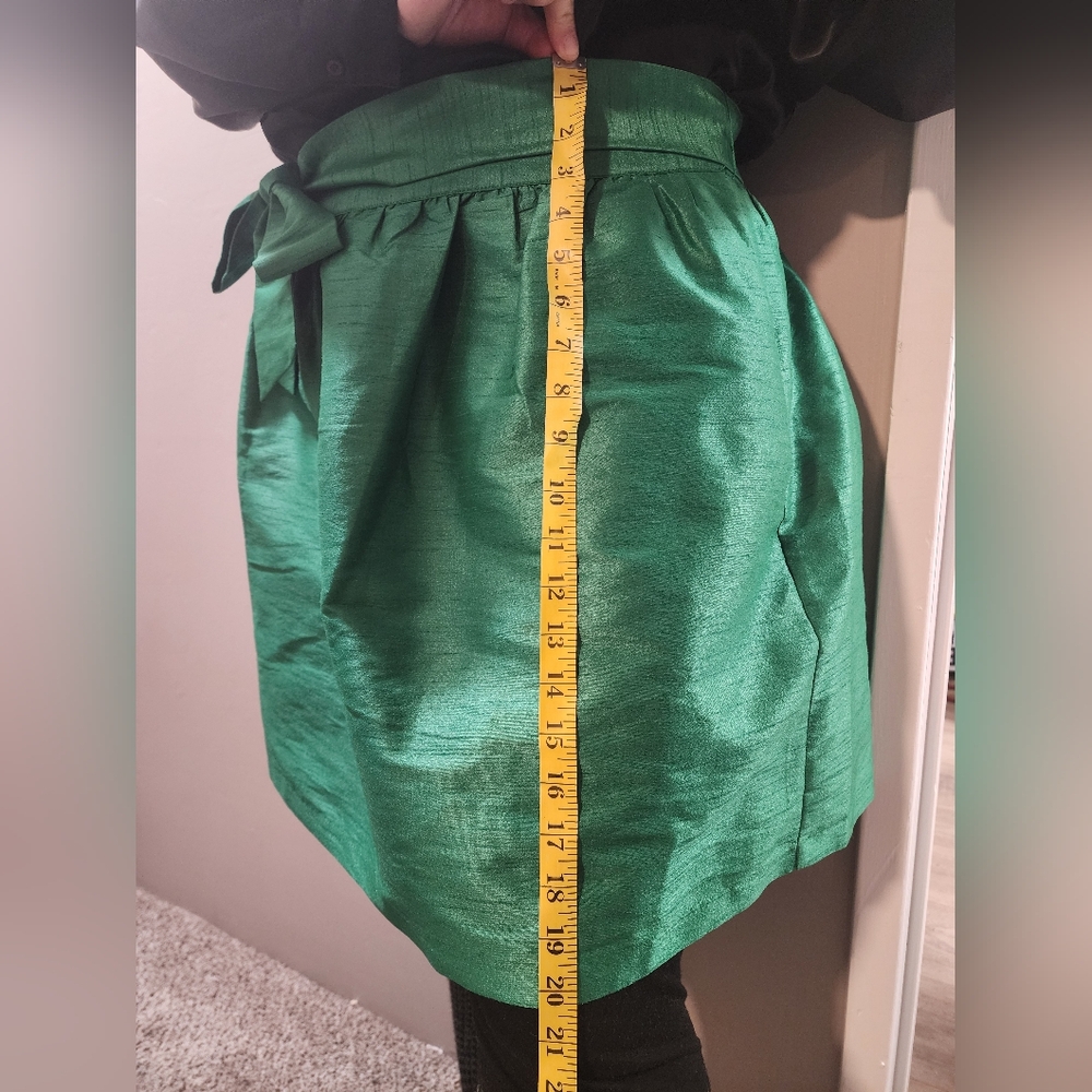 Crown & Ivy green taffeta skirt - Picture 6 of 13